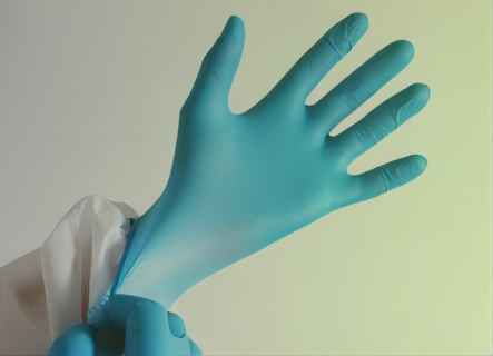 Production de gants en latex
